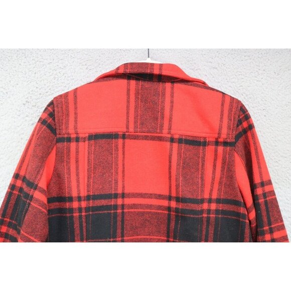 Talbots Wool Blend Red Plaid Jacket-Size Small-Preppy - Picture 13 of 13